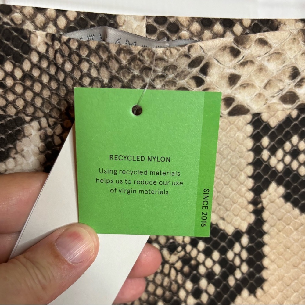 NWT Stella McCartney Python Print Trousers in Bro… - image 5